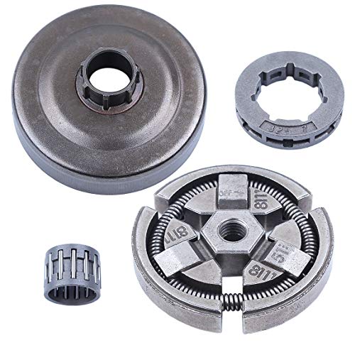 Haishine .325 '7T Embrayage Tambour Pignon Ensemble De Roulement De Jante pour Husqvarna 50 51 55 EPA Rancher 154 254 Pièces De Scie À Chaîne