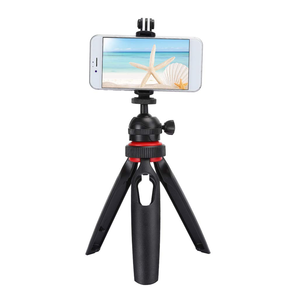 Treppiede per telefono cellulare con telecomando Bluetooth Archiviazione desktop integrata Fotocamera portatile Accessorio per treppiede con testa a sfera Trasmissione in diretta