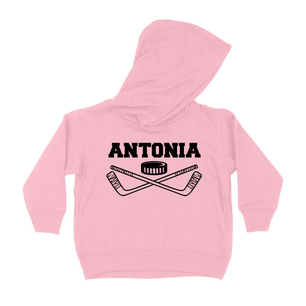 Hockey Antonia Kids Hoodie Sweatshirt Toddler 4T Light Pink