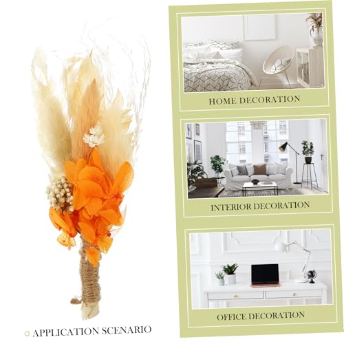 Mini ramo de flores secas decorativas para hogar y bodas miniatura 7