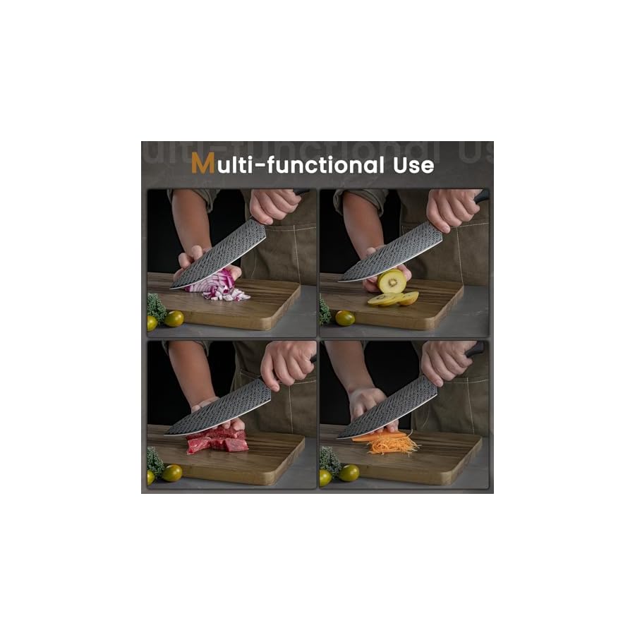 Knife-Set-15-Pieces-Kitchen-Knife-Set-with-Built-in-Knife-Sharpener-Block Knife Set, 15 Pieces Kitchen Knife Set with Built in Knife Sharpener Block