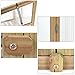 Giantex Garden Portable Wooden Cold Frame Greenhouse Raised Flower Planter Protection (30.0