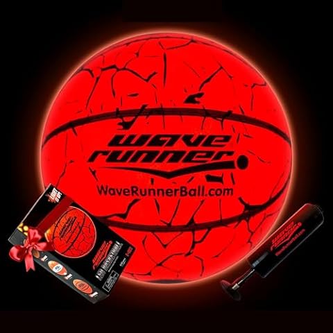 Light Up Basketball - Glow In The Dark Basketball - Teen Boys Gift Ideas For Boys 8-15+ Year Old - Led Basketball Accessories | Cool Outdoor Toys Ages 8 9 10 11 12 13 14 15 - Sports Stuff For Kids Cover
