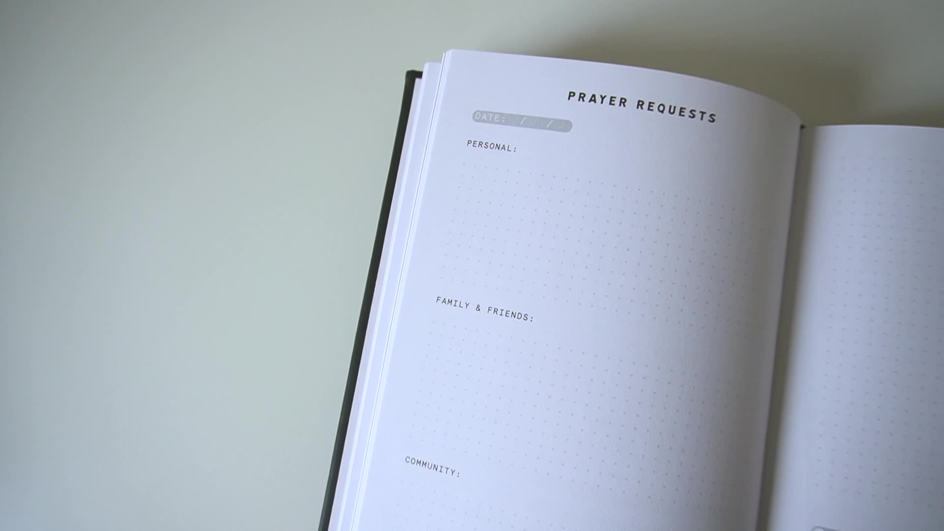 Image of The Prayer Journal for Him: A Daily Christian Journal for Men to Practice Gratitude, Reduce Anxiety and Strengthen Your Faith (Premium Vegan Leather Hardcover)
