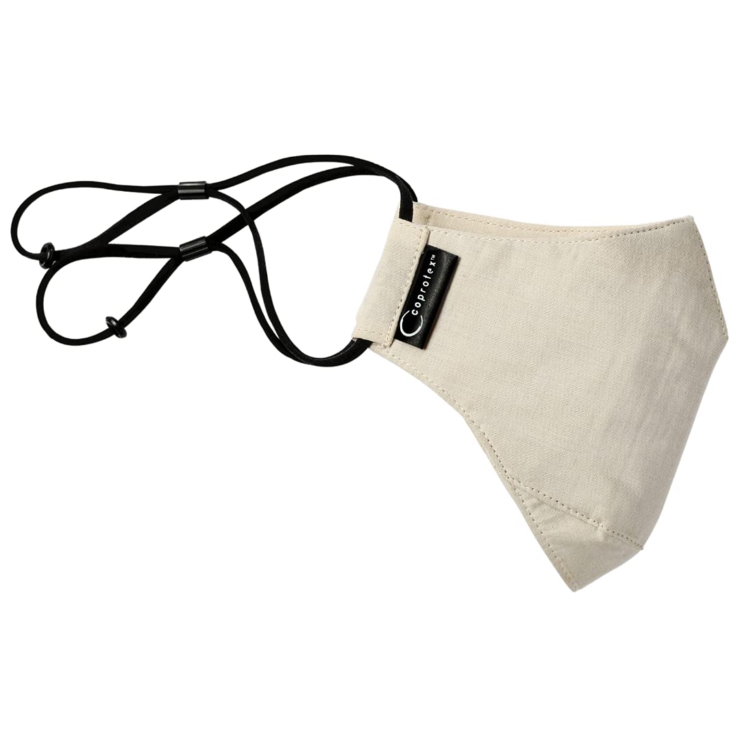CoProtex Self-sterilising Cotton Mask (Earloop) | Tested to kill 99.98% Viruses | Reusable, Antiviral, Antibacterial