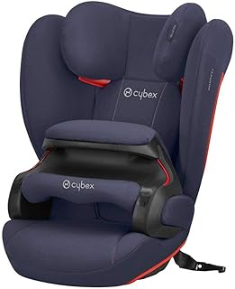 Cybex Silver Pallas B-Fix - Silla De Coche Pallas B-Fix, Volcano Black, Grupo 1 (9-18 kg), Plateado