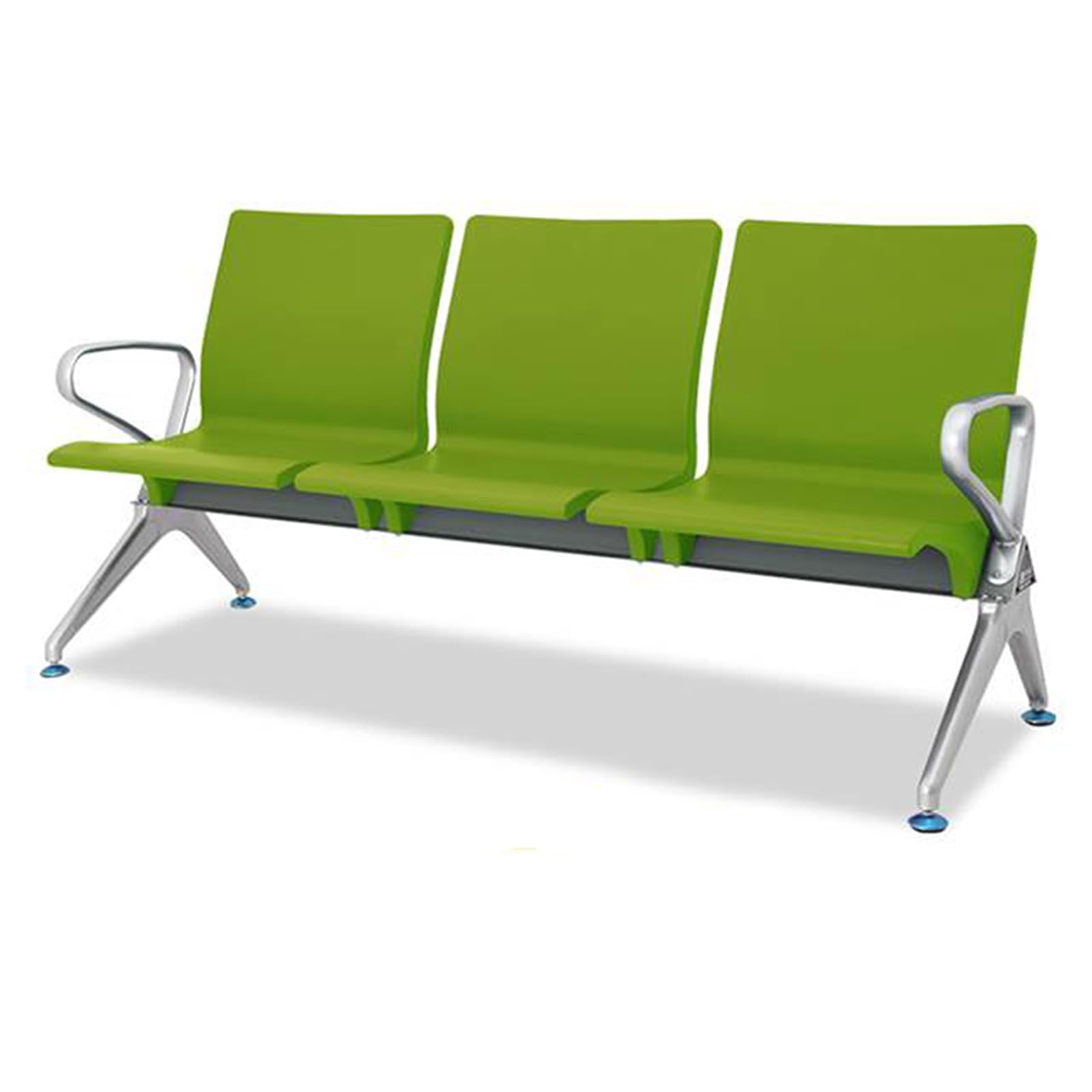 SaryEdge 3-Seat Chairs, Airport Reception Bench with Armrests, Office Guest Seating for Business, Bank, School & - Durable & Comfortable,