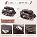 BAIGIO Bolso Bandolera Hombre de Cuero Bolso Hombro Piel Pequeño Vintage Crossbody...