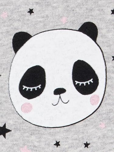 image for Simple Joys by Carter's Girls' 6-Piece Snug Fit Cotton Pajama Set, Bla