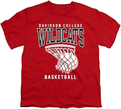 Davidson College - Camiseta oficial de baloncesto para niños y niñas
