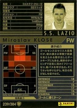 Amazon.co.jp: WCCF/12-13/239/SSラツィオ/ミロスラフ・クローゼ