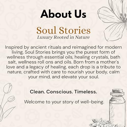 Image of Soul Stories Nausea Relief Roll-On - 10ml | Soothing Essential Oil Blend for Nausea, Stomach Discomfort & Dizziness | Helps Relax Body & Mind | Infused with Ginger, Peppermint, Fennel & Chamomile Oils