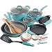 The Pioneer Woman Vintage Speckle Cookware Combo Set 24 Piece Turquoise