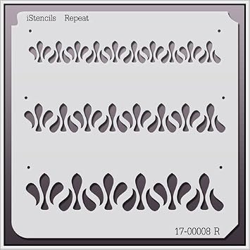 Repeat Wall Stencil 17-00008 R 11 X 11