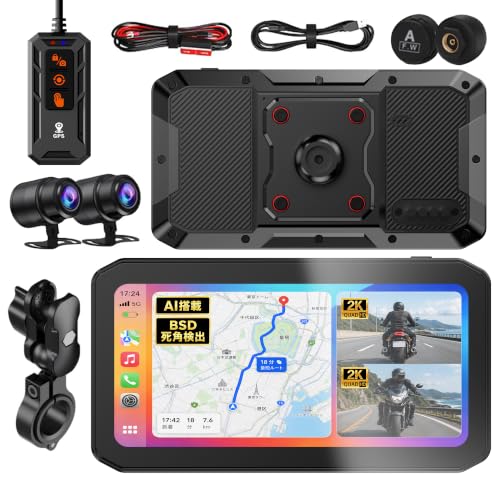 バイク用ドライブレコーダー ROHOU Carplay/AndroidAuto Amazon.co.jp: ROHOU
