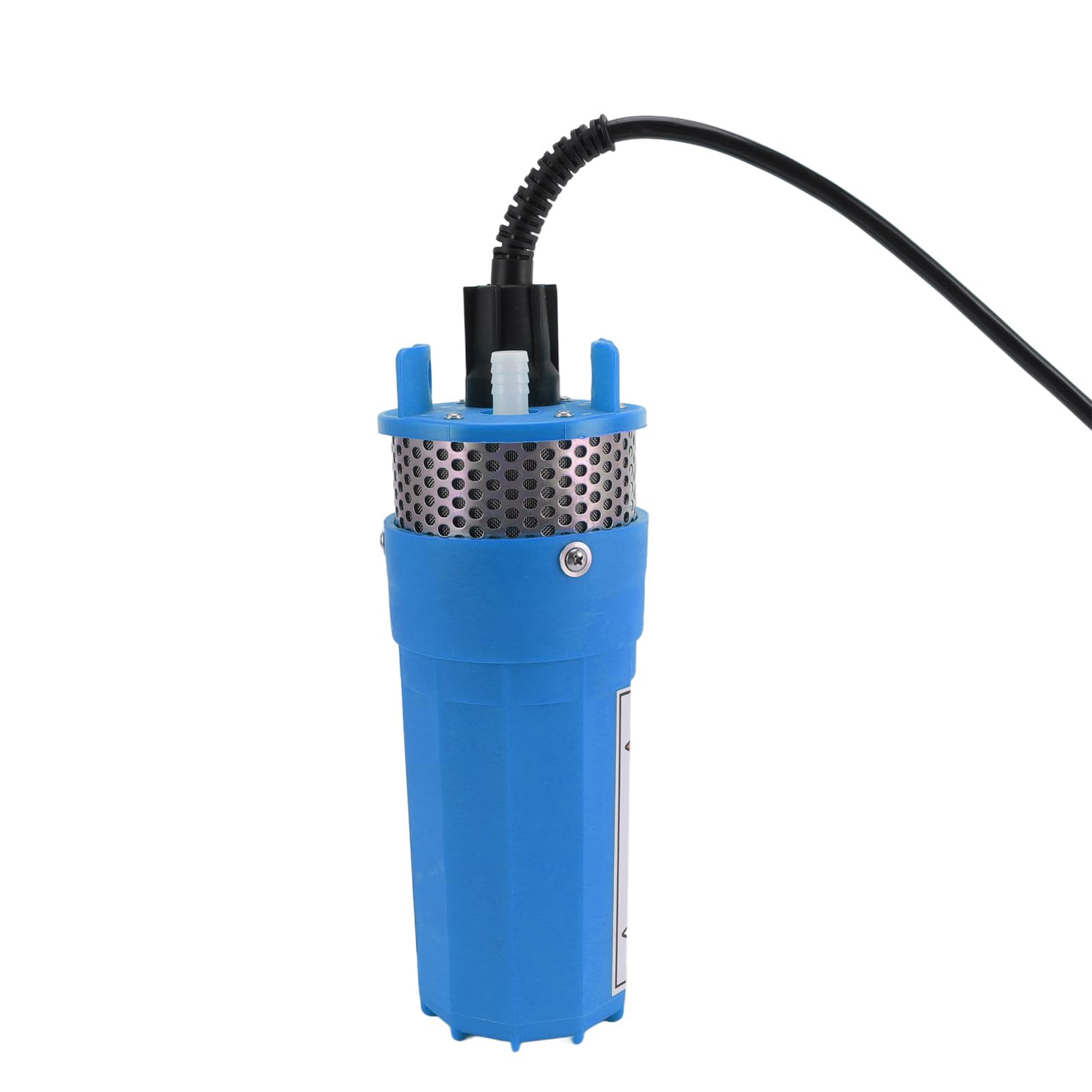 Bomba de Agua Sumergible Solar Bomba de Agua de Pozo Profundo Resistente y Resistente para Estanque de Riego DC 24 V para Potable de Ganado, Riego, Intercambio de de Estanque (plástico 10,4