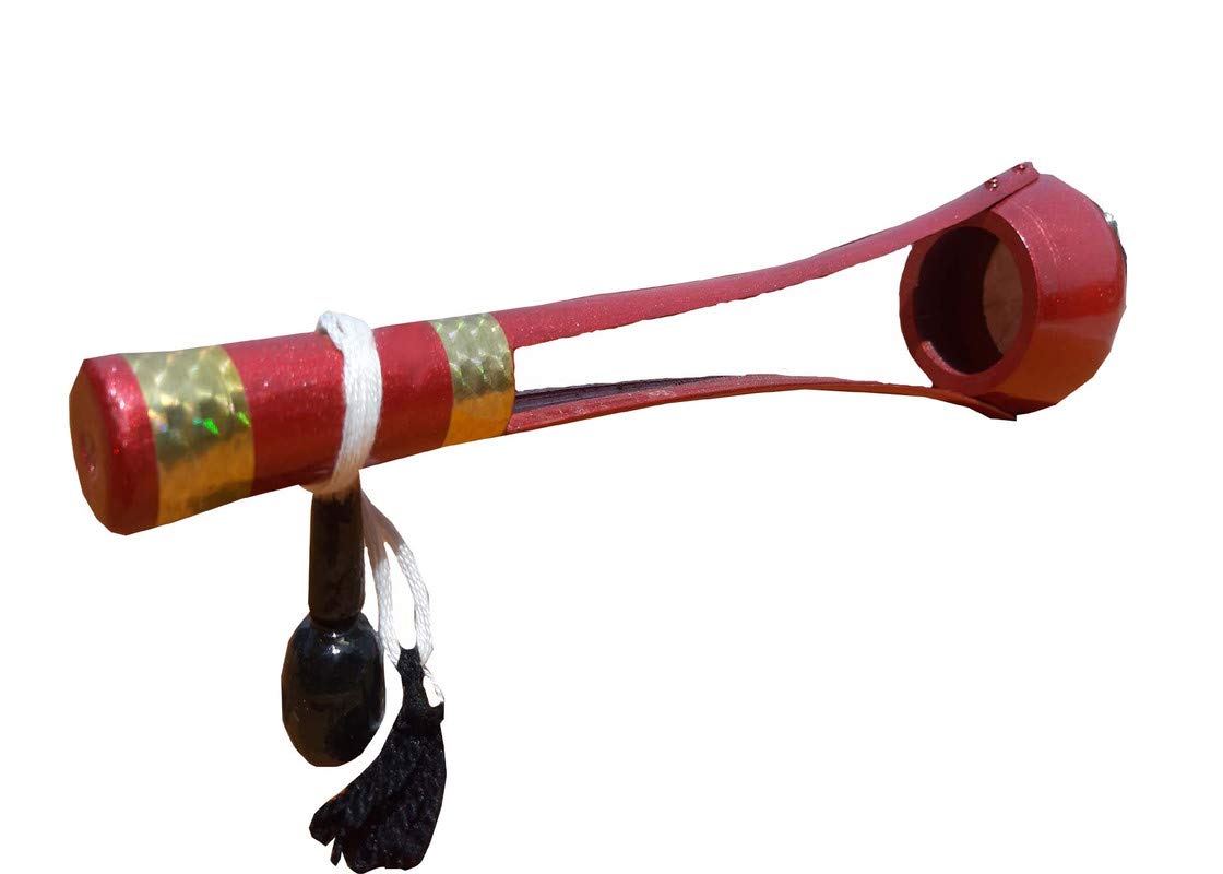 GT Manufacturers Professional Ektaraa Wooden For Indian Folk And Classic Music, 18 Inches (Red) - Image 2 thumbnail