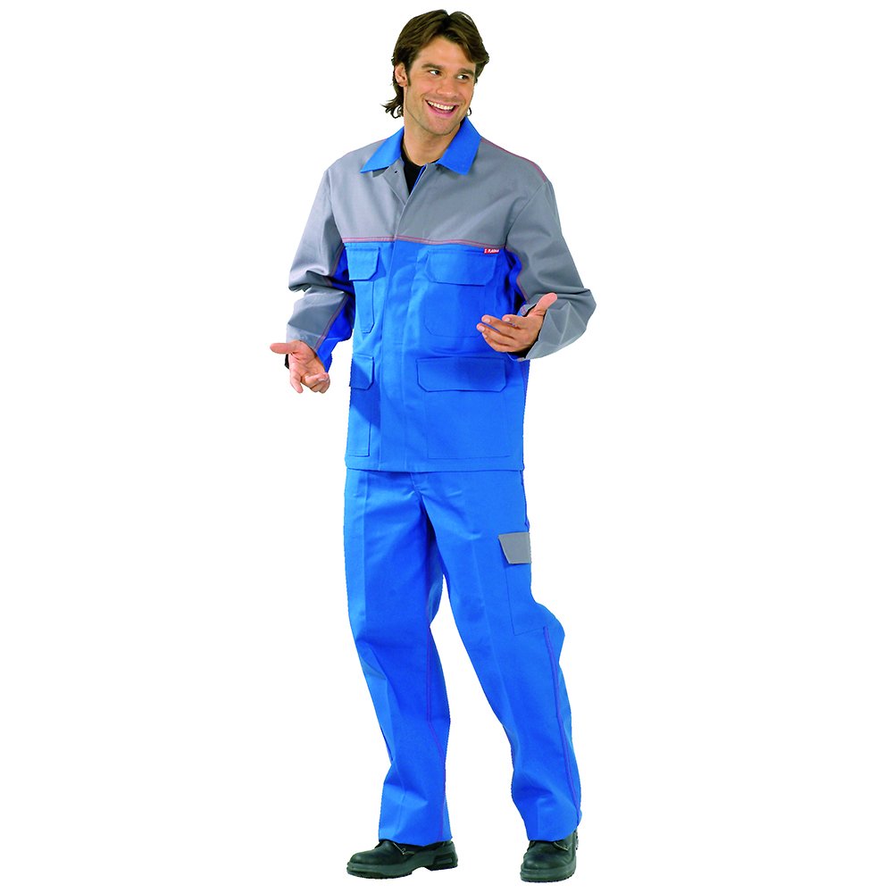 Planam 5200060 Major Protect 1-Lagig Jacke, Kornblau/Grau, Größe 60