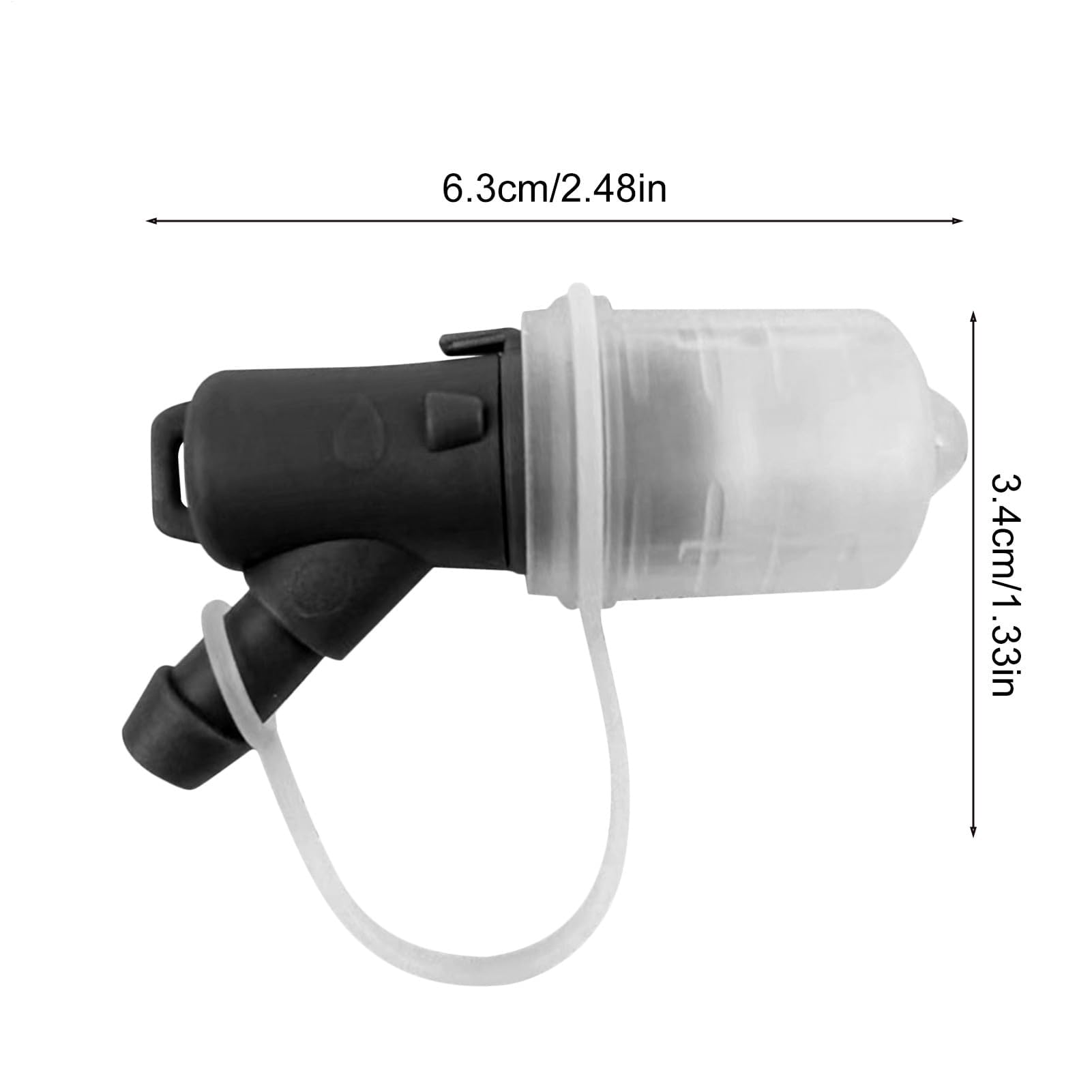 Hydration Pack Mundstück Ventil - 135° Bissventil Ersatz, Wasserblasendüse | Auslaufsicheres Drehventil mit Outdoor-Sport, Wandern, Laufen und den meisten Trinkbeuteln