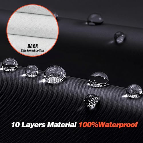 Image of 12-Layer Custom Fit Car Cover for Tesla Model Y /Model Y Juniper(2020-2026), Upgraded Waterproof All-Weather Full Exterior Cover with Door Zipper, for Snow Rain Dust and Sun UV Protection.