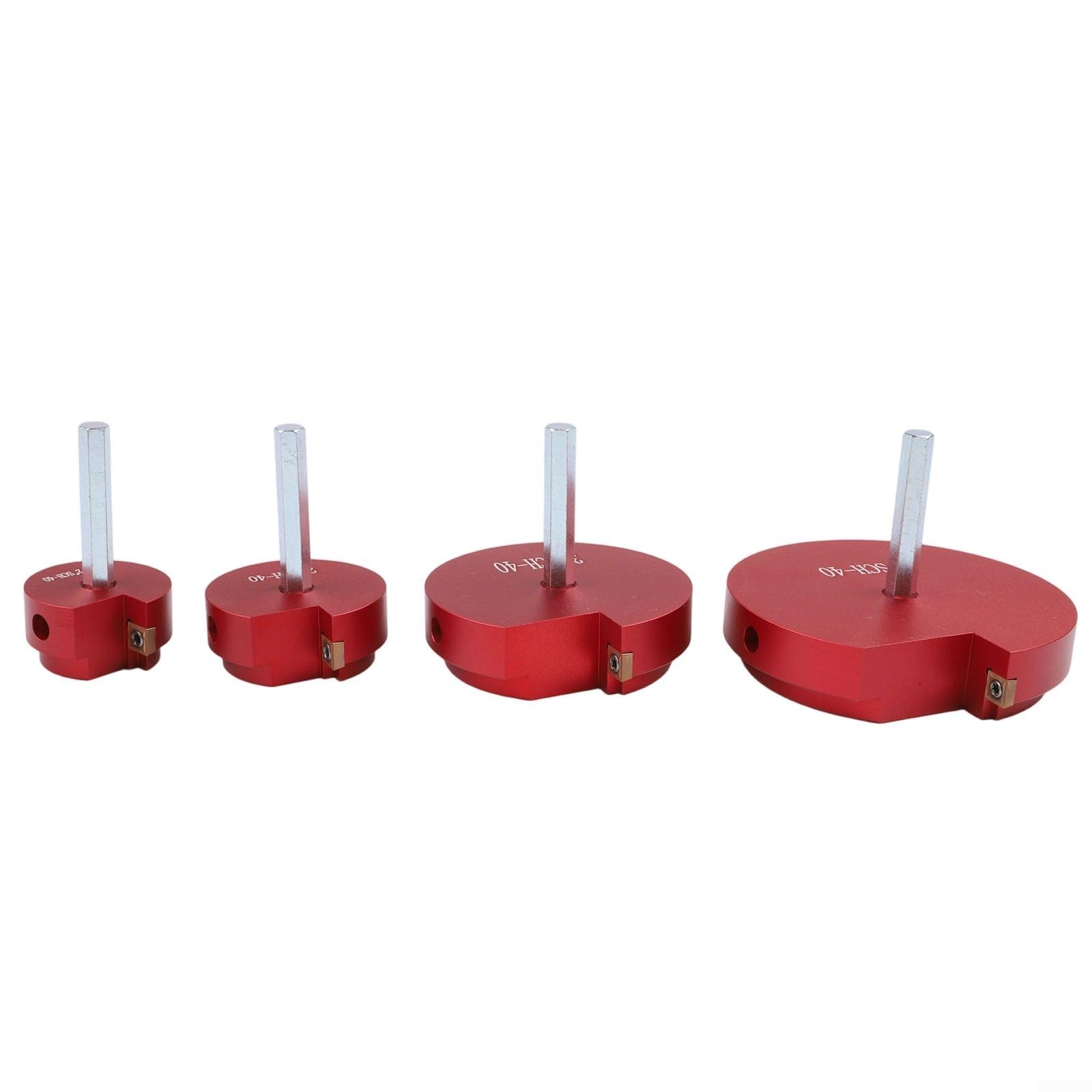 Kit Alésoir PVC 8 1/2-4 Pouces Aluminium Kit Alésoir PVC 8 1/2-4