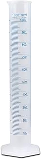 1000ml Plastic Graduated Cylinder, Printed and Molded Graduations, Single Metric Scale, Polypropylene, Karter Scientific 237O2 (Single)