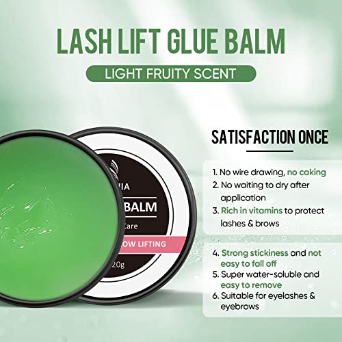 PERMANIA Wimpernlifting Kleber, Augenbrauen Lifting Kleber,Glue für Wimpernlifting und Augenbrauen Lifting mit Apfelgeschmack -20g