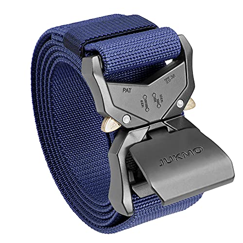 JUKMO Tactical Belt, Military Hiking Rigger 1.5" Nylon Web