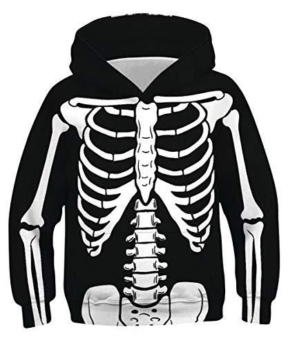 Image of Lovekider Boys Hoodies Sweatshirt Cool 3D Print Pullover with Big Pocket for Kids Fashion Warm Winter 6-16 Years