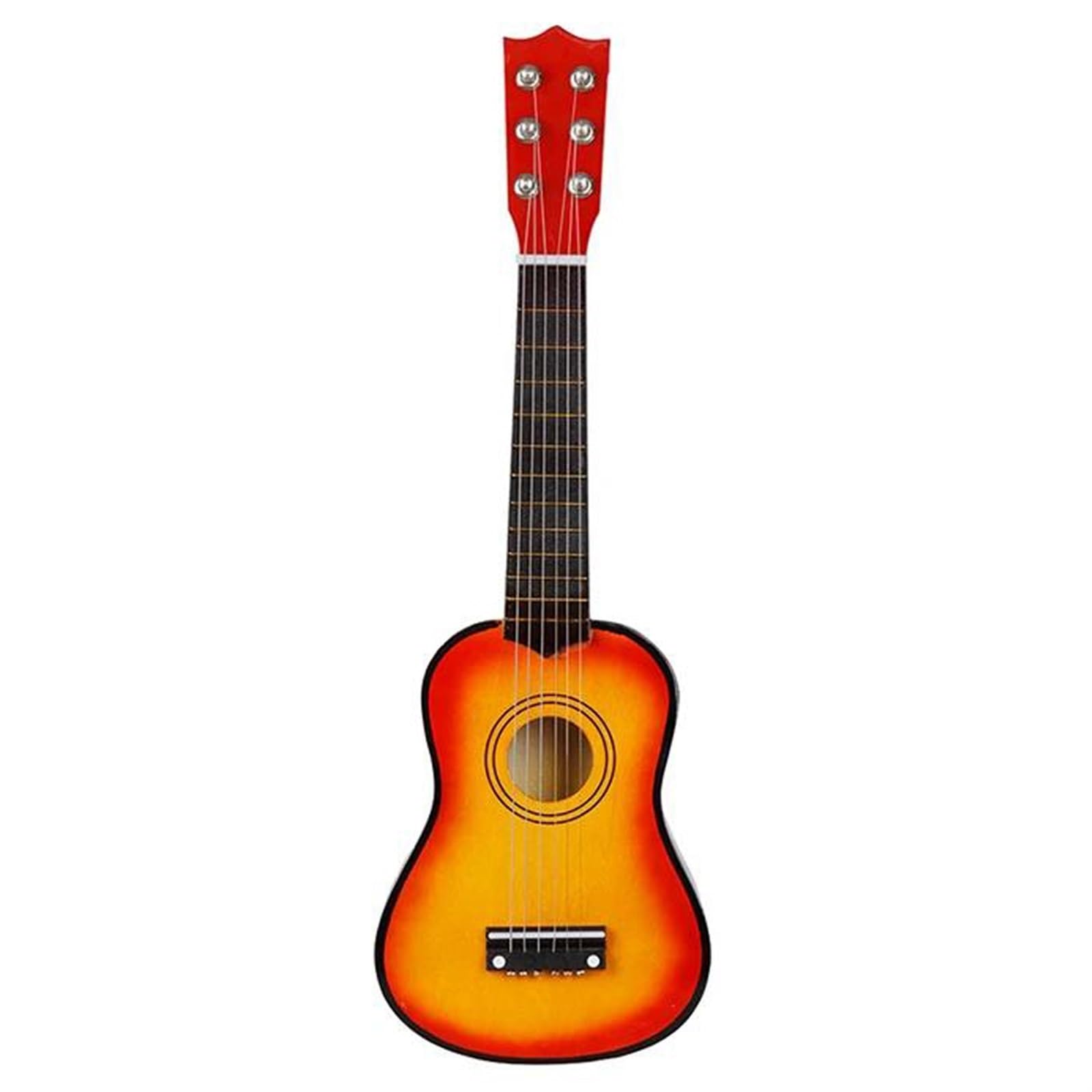 Ukulele per principianti Strumento A 6 Corde Per Ukulele Per Principianti Di Chitarra Classica In Tiglio(Color:Sunset)