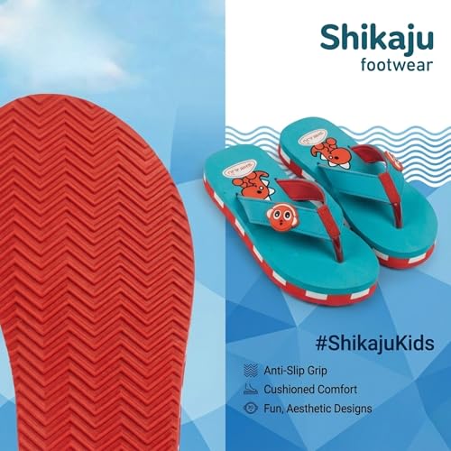 Image of Kids' Flip Flop Slippers, soft and Lightweight sole, Super Flexible, Comfortable & Arch Support, Durable Indoor and Outdoor Slippers
