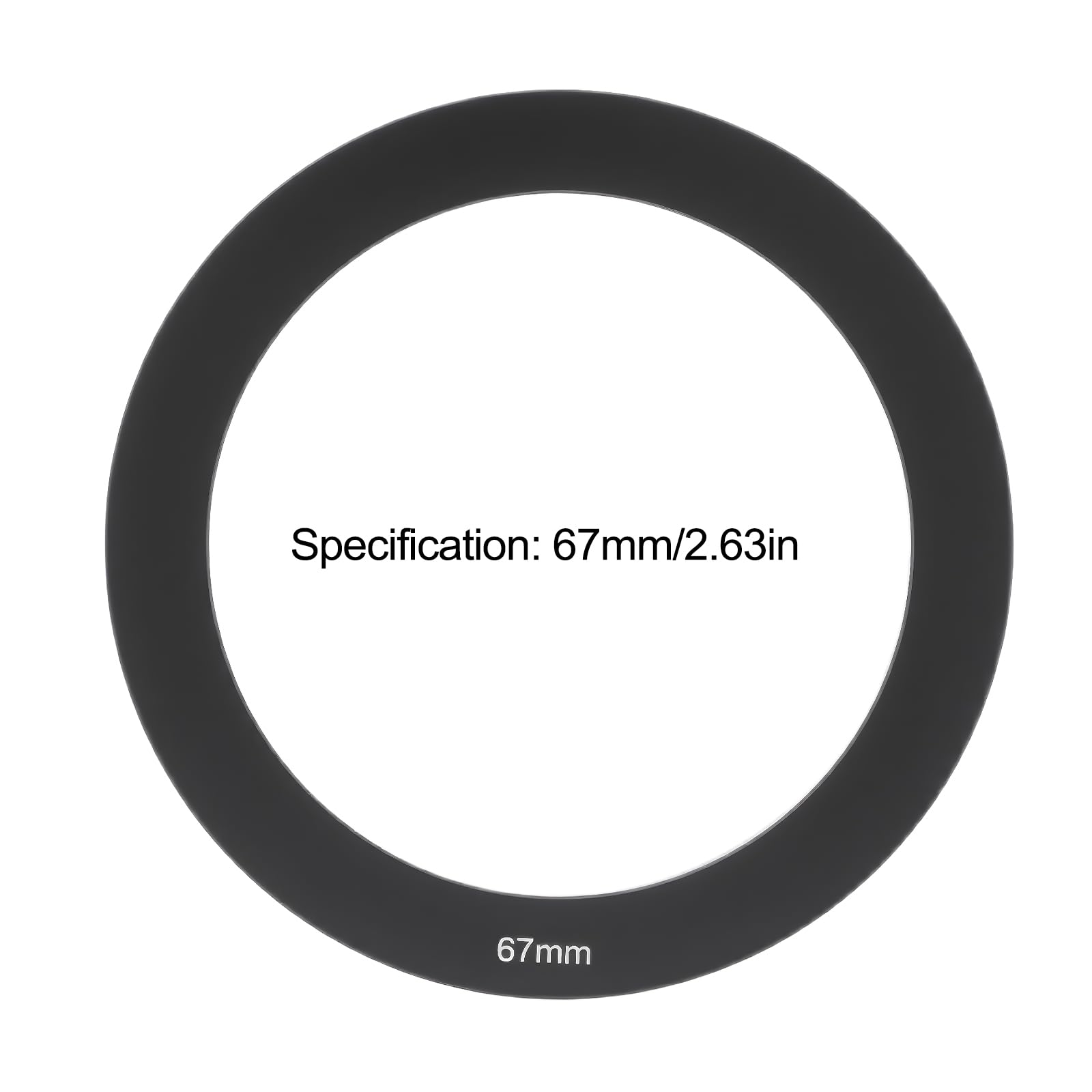 Pierścień adaptera uchwytu filtra, 67 mm, kompatybilny z serią Cokin P, czarny