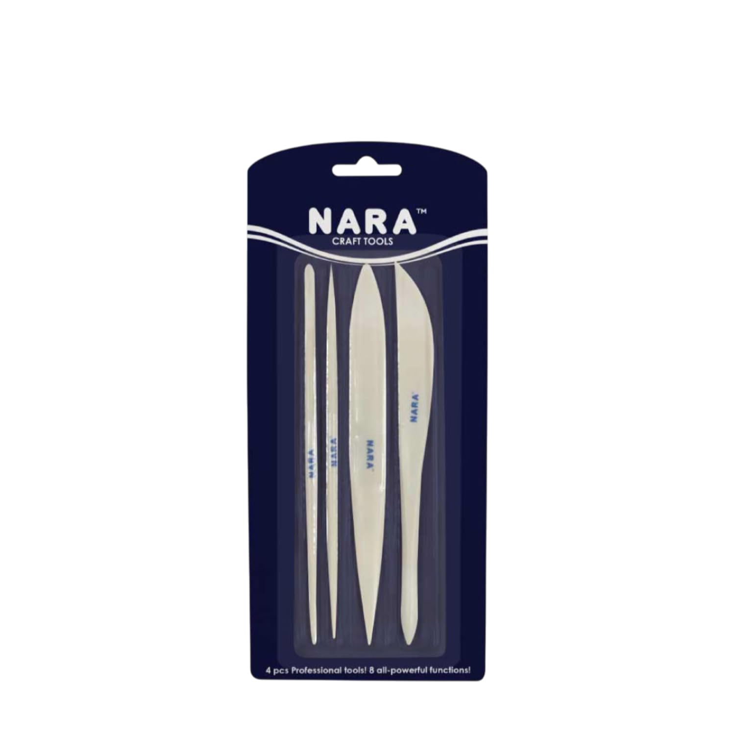 NARA 4-Piece Plastic Clay Modelling Tool Set, Sculpting, Shaping & Detailing Tools, for Modelling Clay, Air Dry Clay, Foam Clay & DIY Craft Projects, Craft Tools for Kids & Hobbyists-image-17