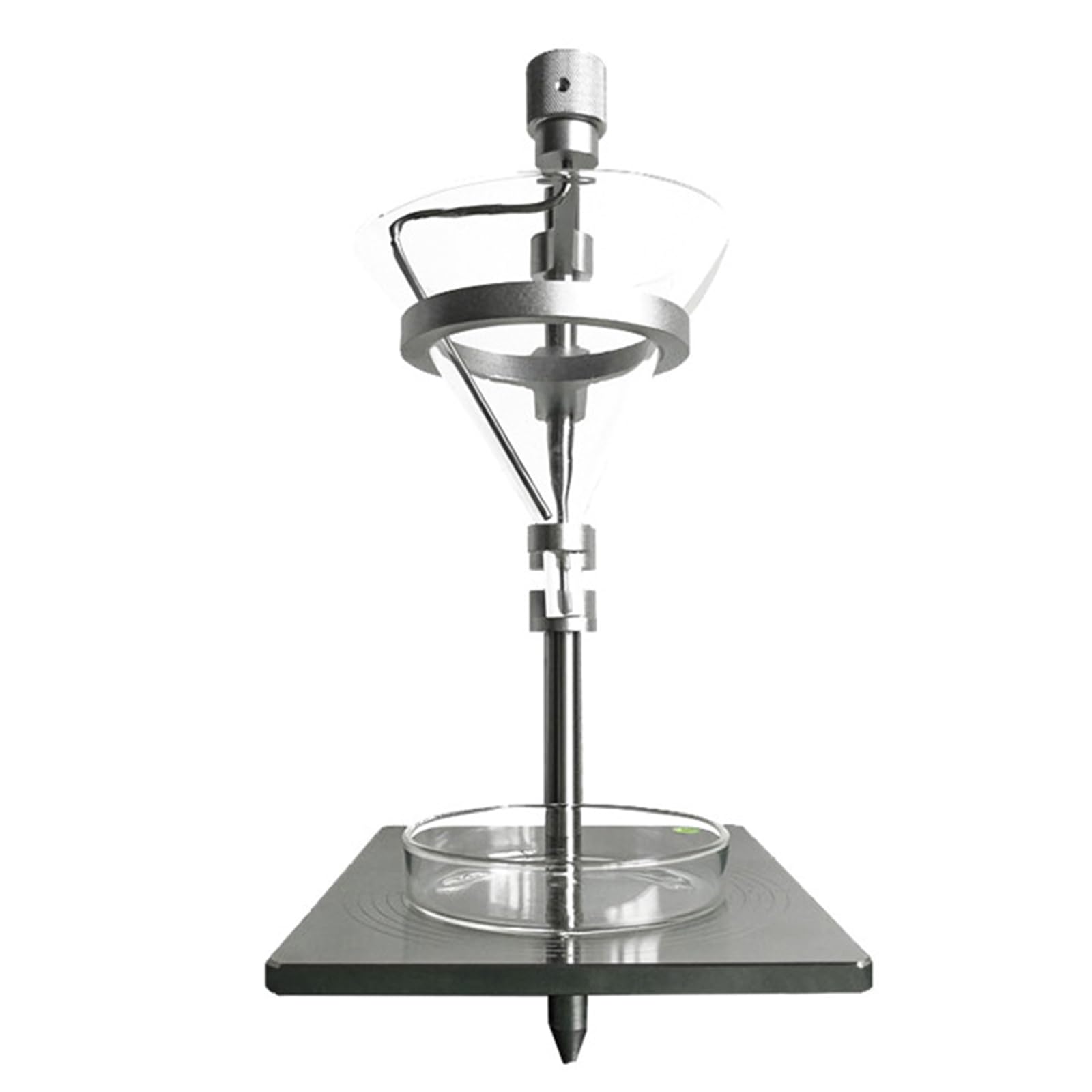 XNXYSMKJ Particle Repose Angle Measuring Instrument, Angle Of Repose Tester, Taper 60°±0.5°, Inner Diameter Of The Discharge Port 10mm,for Various Powders Metal