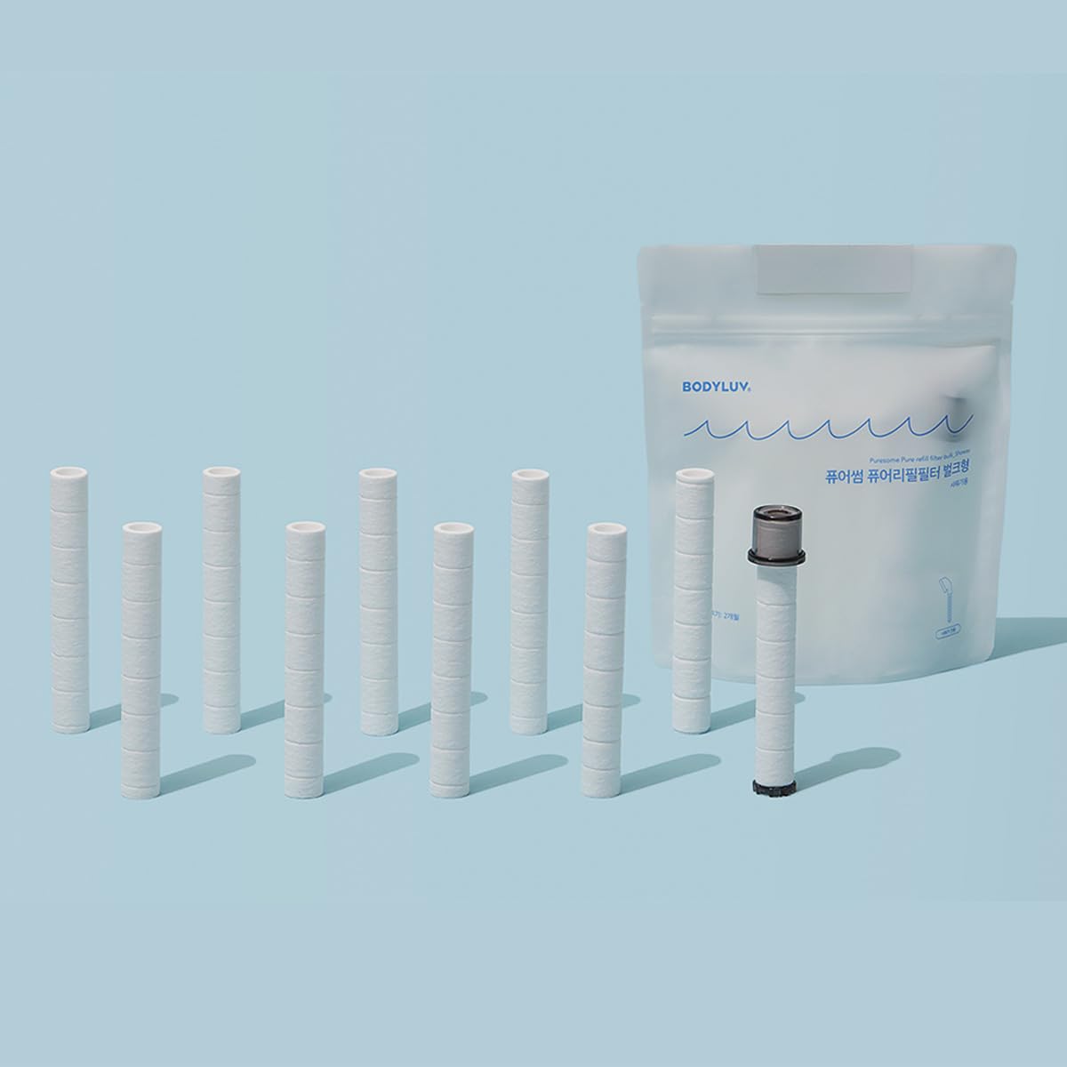 BODYLUV Pure Filter - Cartuccia di ricambio per soffione doccia (10 EA, 10 pezzi)
