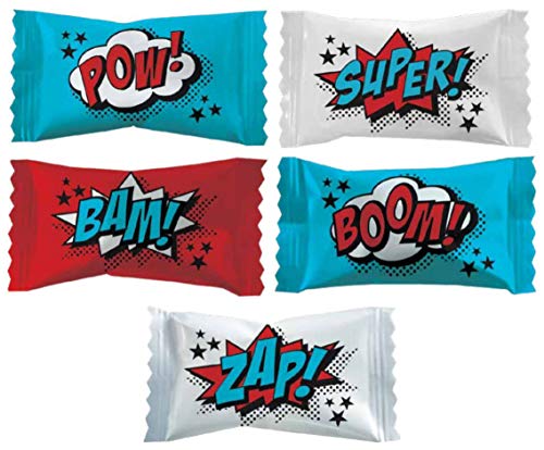 Superhero Buttermints, Soft Fruity Candies, After Dinner Mints, Butter Mint Candy, Fat-Free, Kosher Certified, Individually Wrapped (110 Pieces) #TOP1