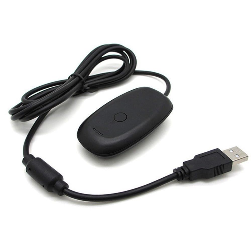 Adattatore ricevitore USB wireless da gioco compatibile con controller Microsoft Xbox 360, adattatore di gioco per laptop per Windows PC