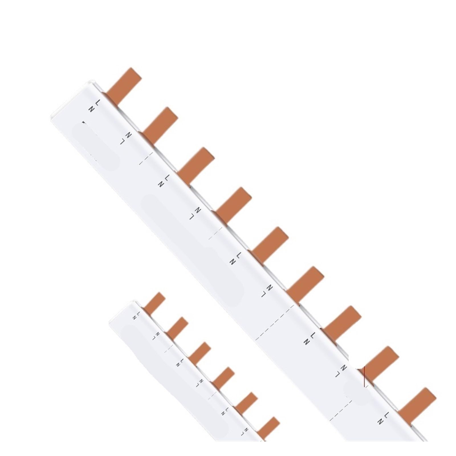 1 disjoncteur à barres omnibus en cuivre, 1P, 1P+N, 2P, bornier, barre omnibus(DF-1P-63A-24 circuits)