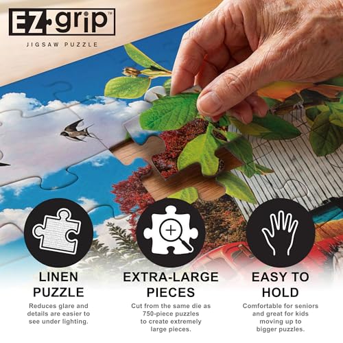 Masterpieces - Rompecabezas de 300 Piezas, Formas EZ Grip Grandes, Comité de Bienvenida, Divertido para Adultos, Mayores, Familia, Niños, Acabado Mate, 18" x 24" miniatura 3