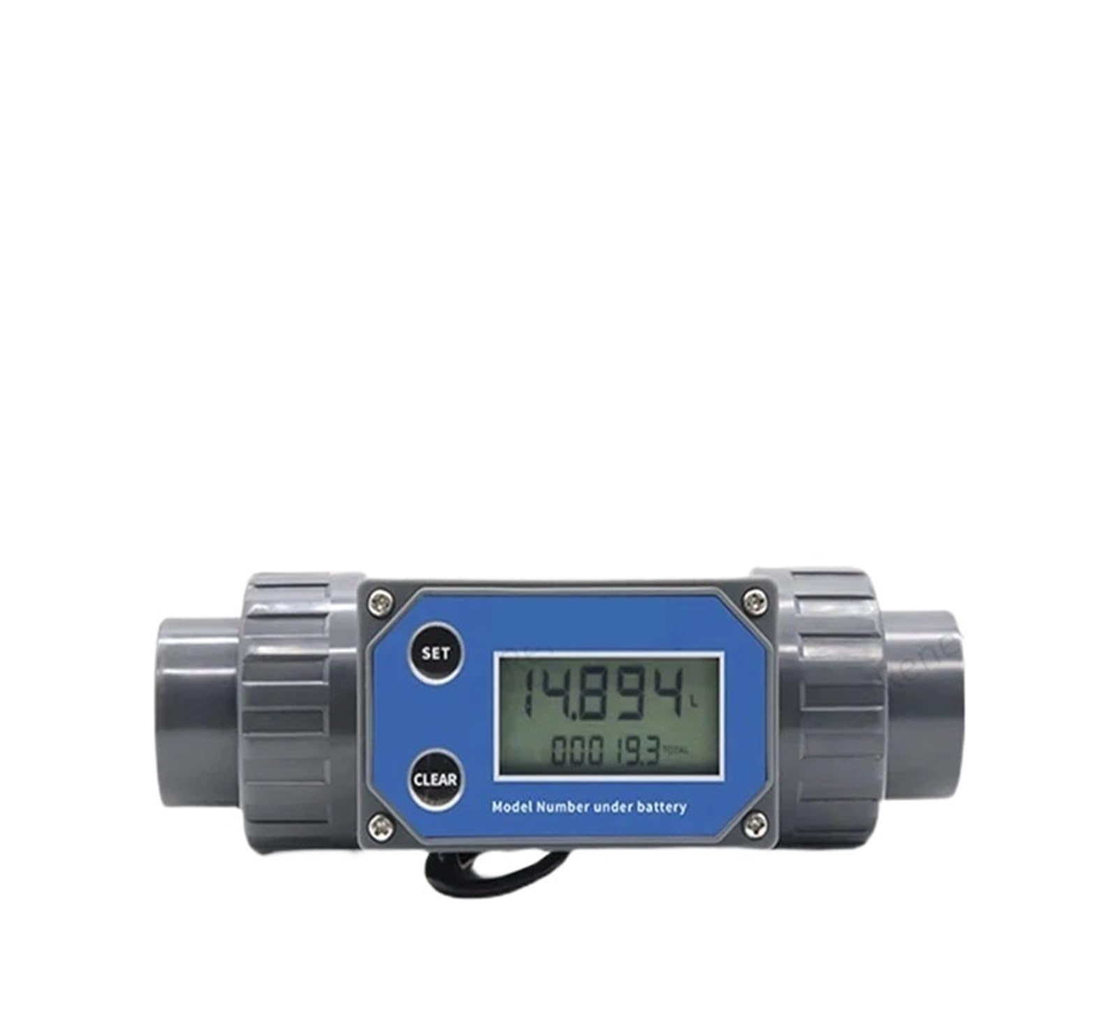 caudalímetro de líquidos, Medidor de flujo de turbina Digital, riego de tierras agrícolas, Sensor electrónico de tubería de aguas residuales de gran flujo, medidor de líquido, salida de pulso(DN40,5-2