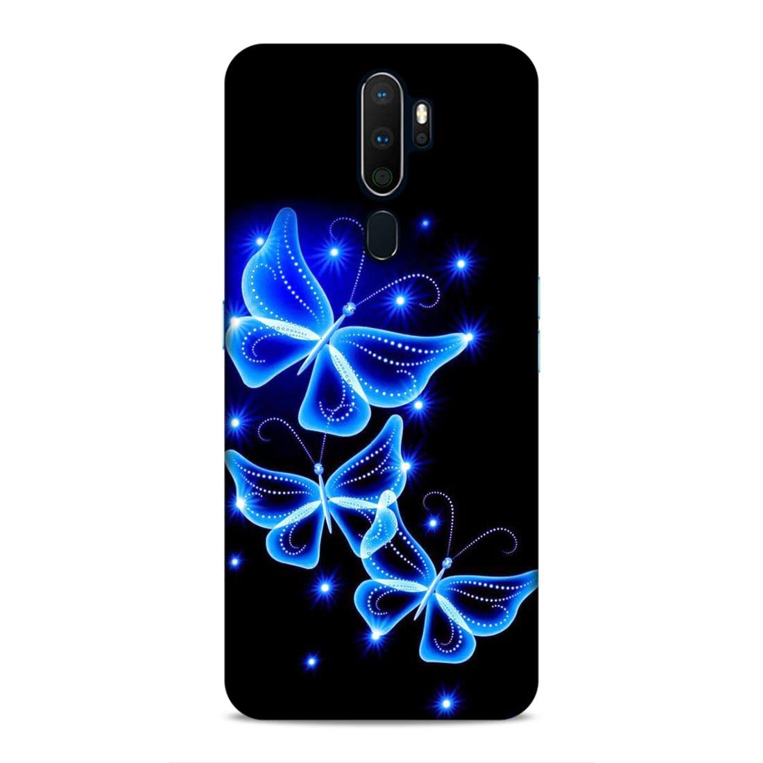 SmashItUp Butterfly/Girl Designs 3D Printed Back Cover for Oppo A5 2020 / Oppo A9 2020