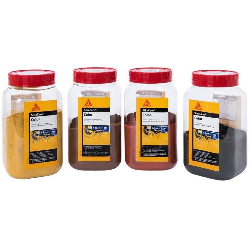 Sika Cem Color – Colorante para mortero, cal y yeso – Sika – Verde – 900 gr