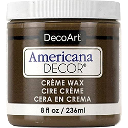 Deco Art ADM8-07-36 Americana Decor Creme Wax, 8 Fl. Oz, Deep Brown