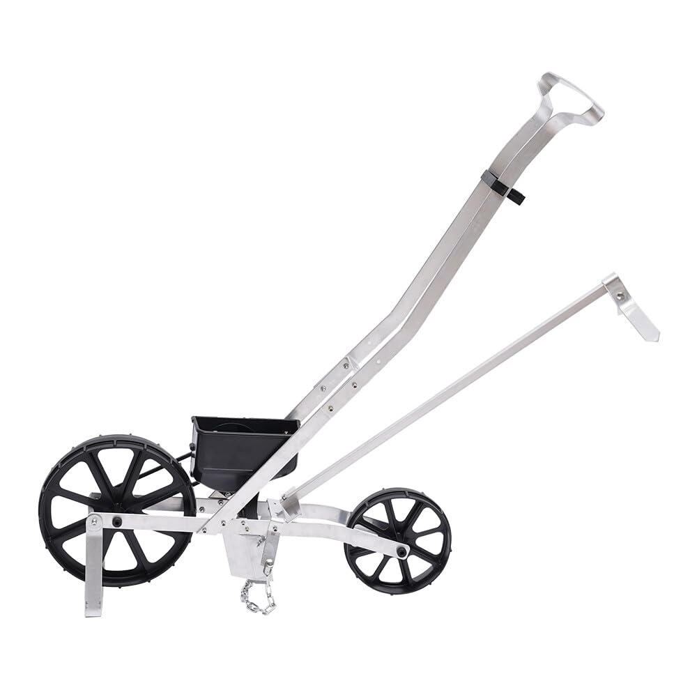 Semoir de Qualité Seeder Semoir de Graines Machine à Semer à Grains Individuels Noir/Argent Semoir Manuel Outil de Semage Semoir à Une Ligne Neuf pour Jardin Semoir à Une Ligne 3-14mm