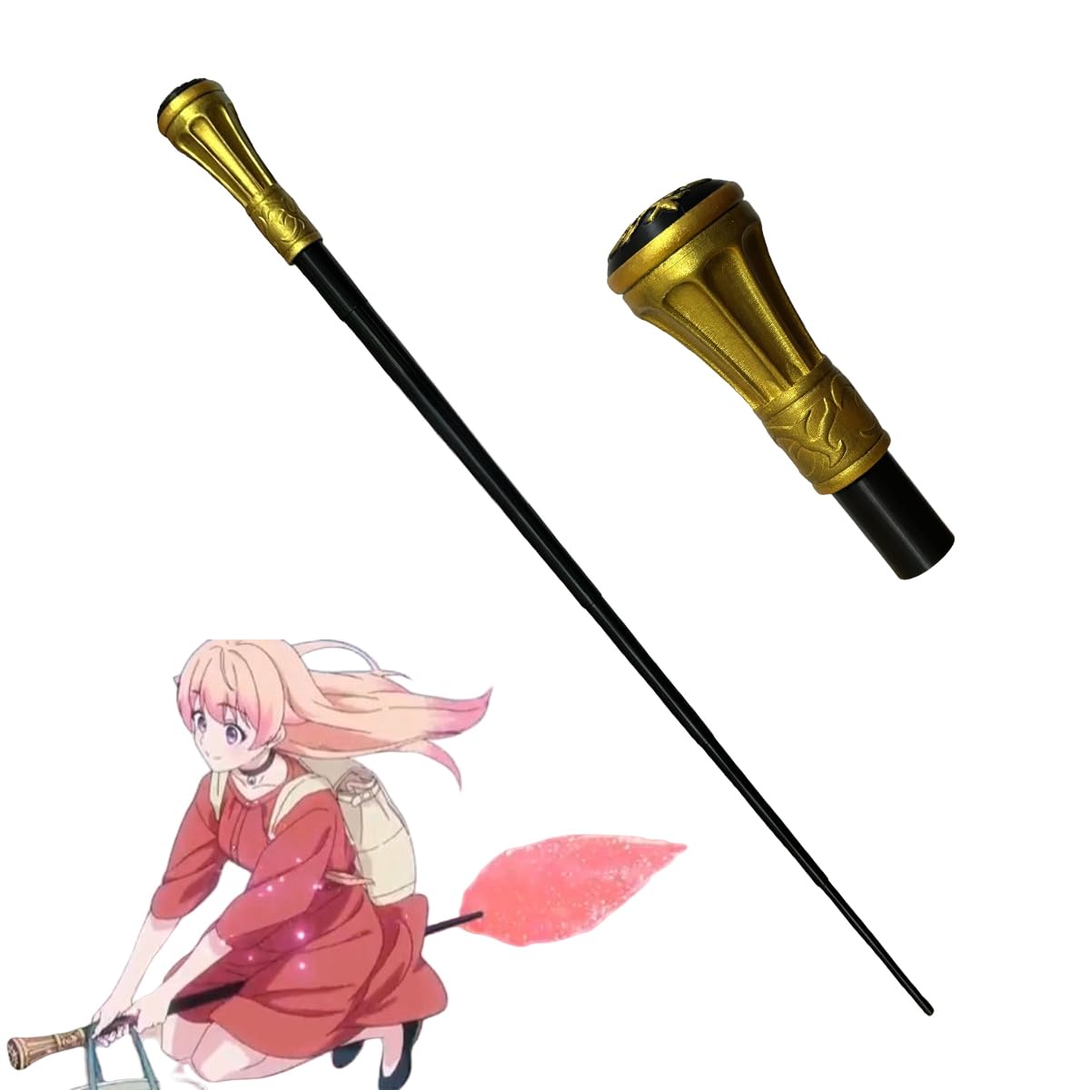 Amazon | ウィッチウォッチ 若月ニコ コスプレ道具 魔法杖 杖 伸縮可能