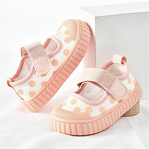 Infant Boys and Girls Sneakers Polka Dot Print Mesh Breathable Non Slip Design Outdoor Casual Shoes Shoes for Toddlers2