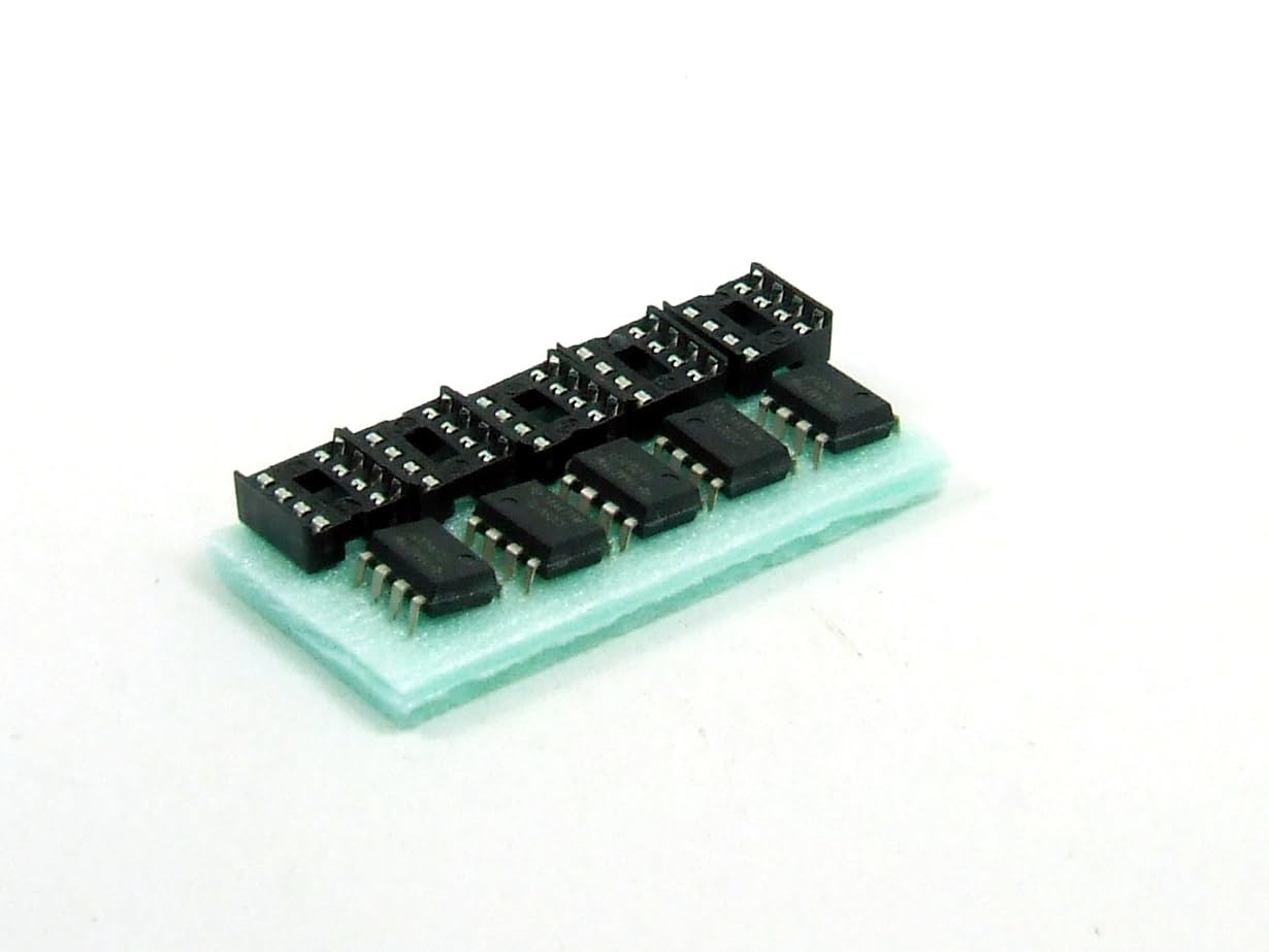 PQMEGA 5 pcs. x MC1458P with Socket #A6402