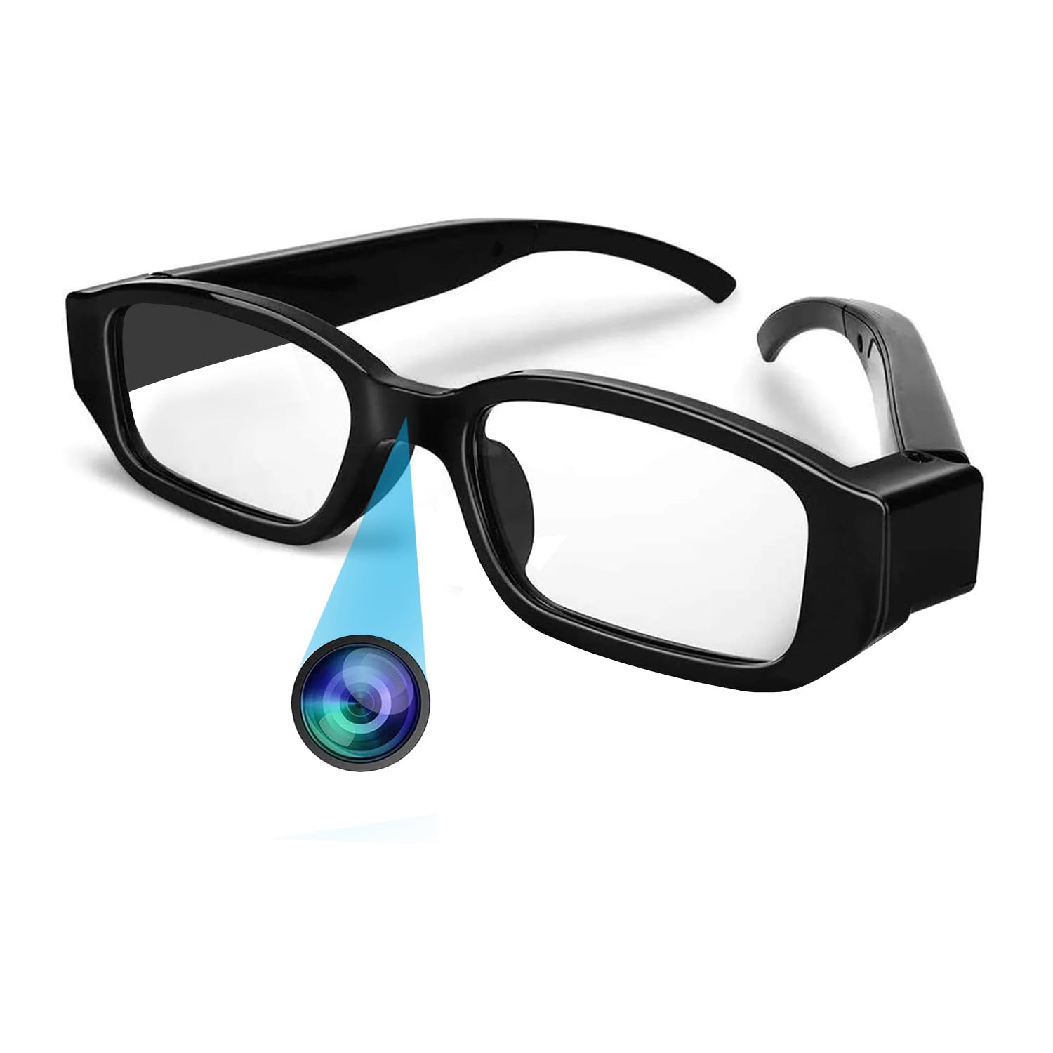 Eye4Spy Hidden Camera Glasses – 1080P HD Wearable Mini Spy Eyewear for Personal Security | Rechargeable - 100 Minutes Backup | Supports microSD Card up to 128GB (Card not Included)-image-16