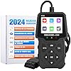 AWESAFE OBD2 Diagnostico,Escáner, Lector de Código para Automóvil, Fallo del Motor, Lector Código de Problemas, Sensor de O2, Sistema EVAP, Prueba de Smog(L),Compatible con la Mayoría de los Vehículos