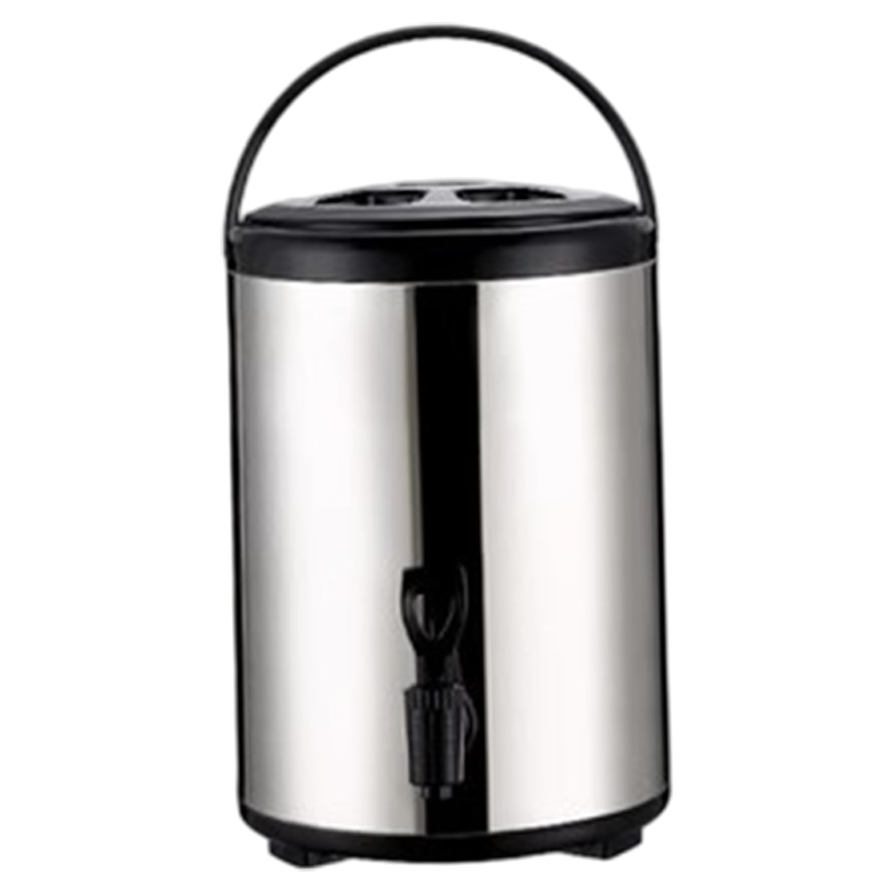 Heißwasserspender, 6 l, isolierter Getränkespender aus Edelstahl mit Wasserhahn und Griff, große Kapazität für Tee, Kaffee, Urne für Saft, Milch, heiße und kalte Getränke